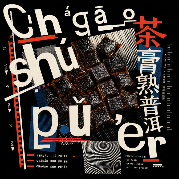 The design — Ripe Pu-erh Paste