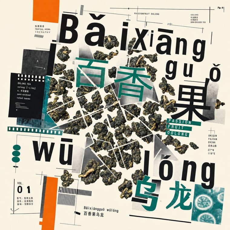 The design — Passion-Fruit Oolong